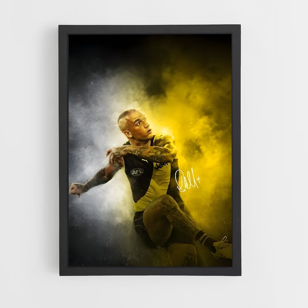 Poster Dustin de martin – affiche Football australien (vue 2)